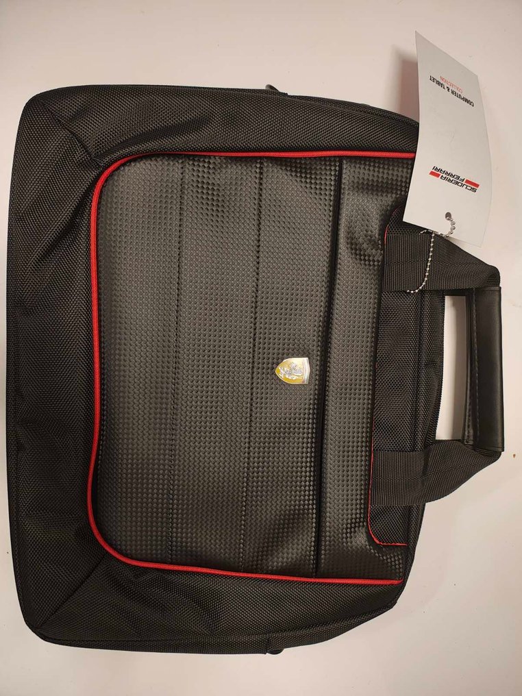 Bag - Ferrari - Ferrari 13″ Laptop Bag – Model FECB13BK (Black / Scuderia Series) - 2022 #3.2