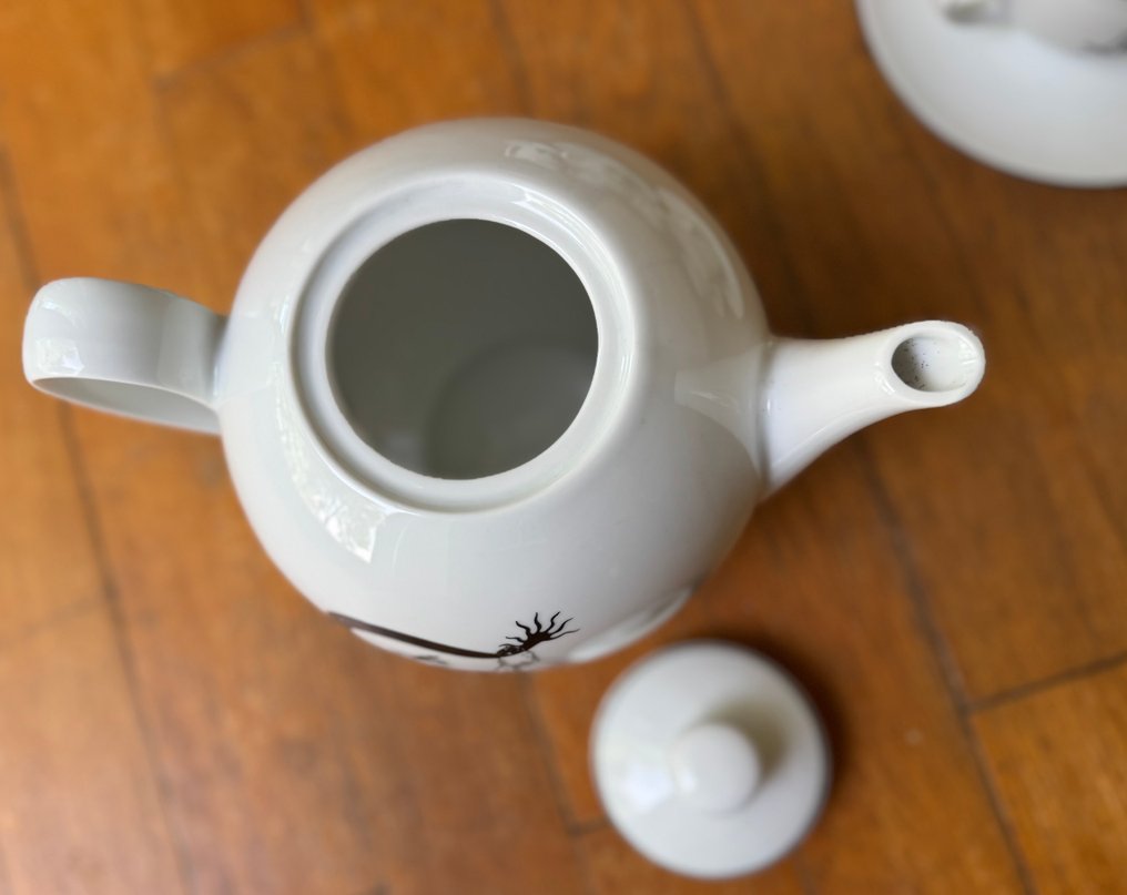 Tintin - 13 Various merchandise objects - Le Lotus bleu - porcelaine Axis Service de café / thé - 1992 #4.3