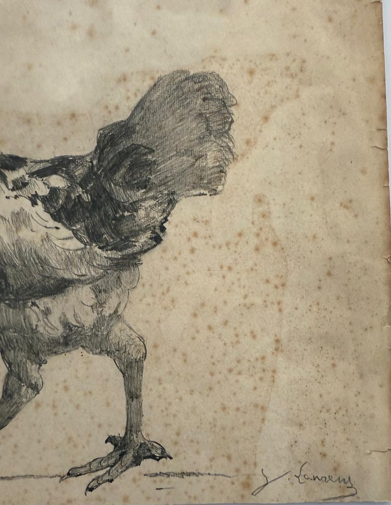 Jules Joseph Augustin Laurens (1825-1901) - Il Gallo #4.3