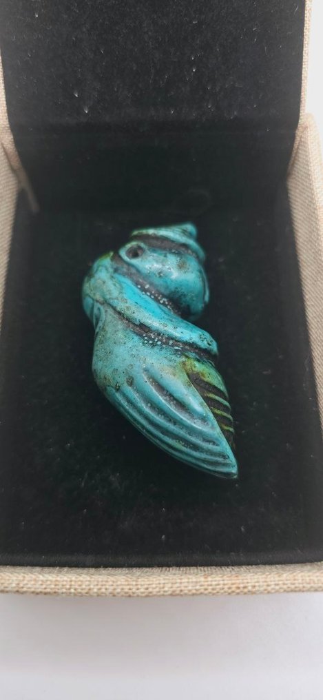 Amuleto bebe Groten Alien - 异星神祇 - 洪山文化 - 天然绿松石护身符 - 护身符 #3.2