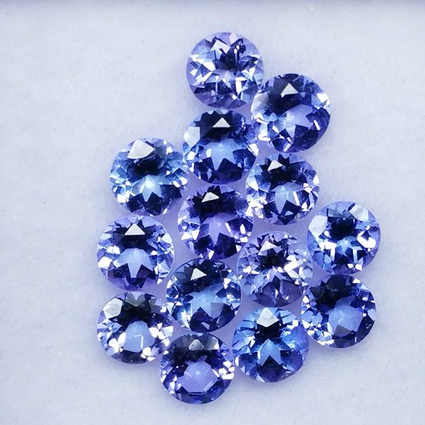 14 pcs Blue Tanzanite - 2.49 ct - Instituto Gemólogico Español (IGE) #3.2