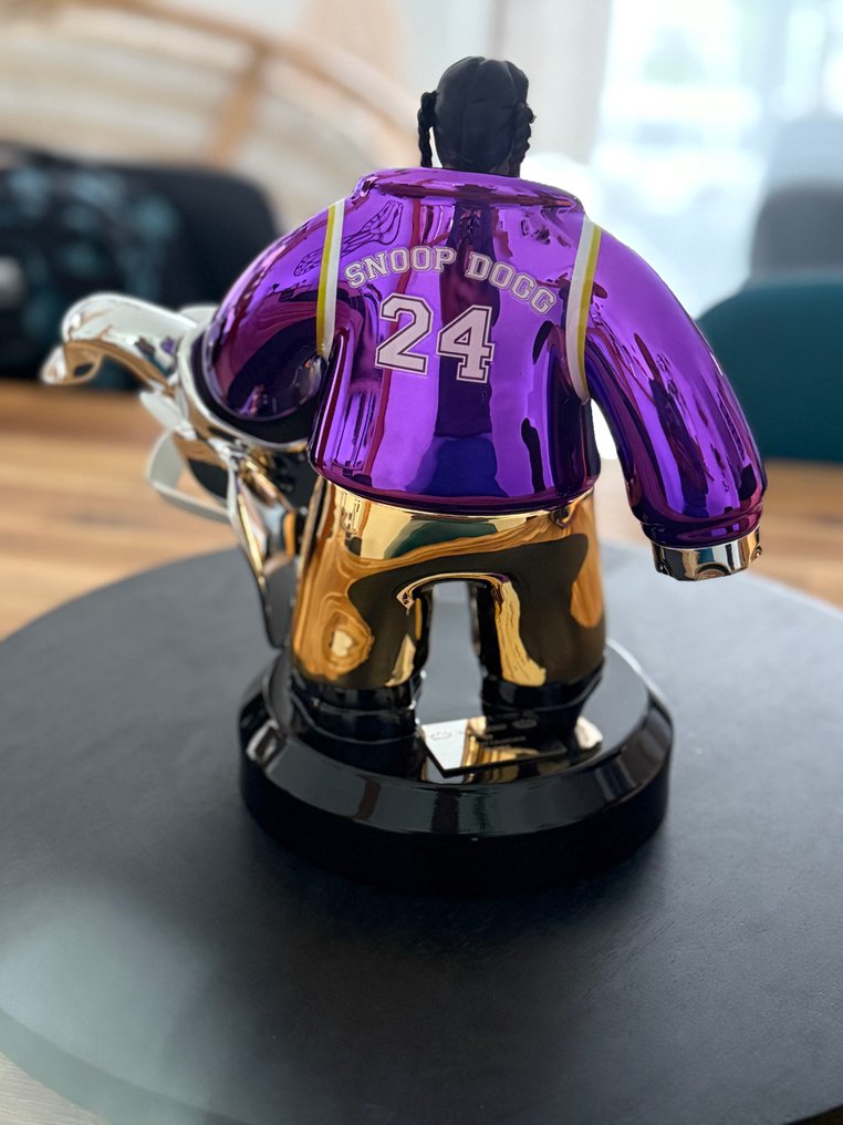 Vincent Faudemer - Sculpture, BABOLEX Snoop Dogg -  #441/7000 copies - 30 cm - Resin, Chrome plated - 2023 #4.3