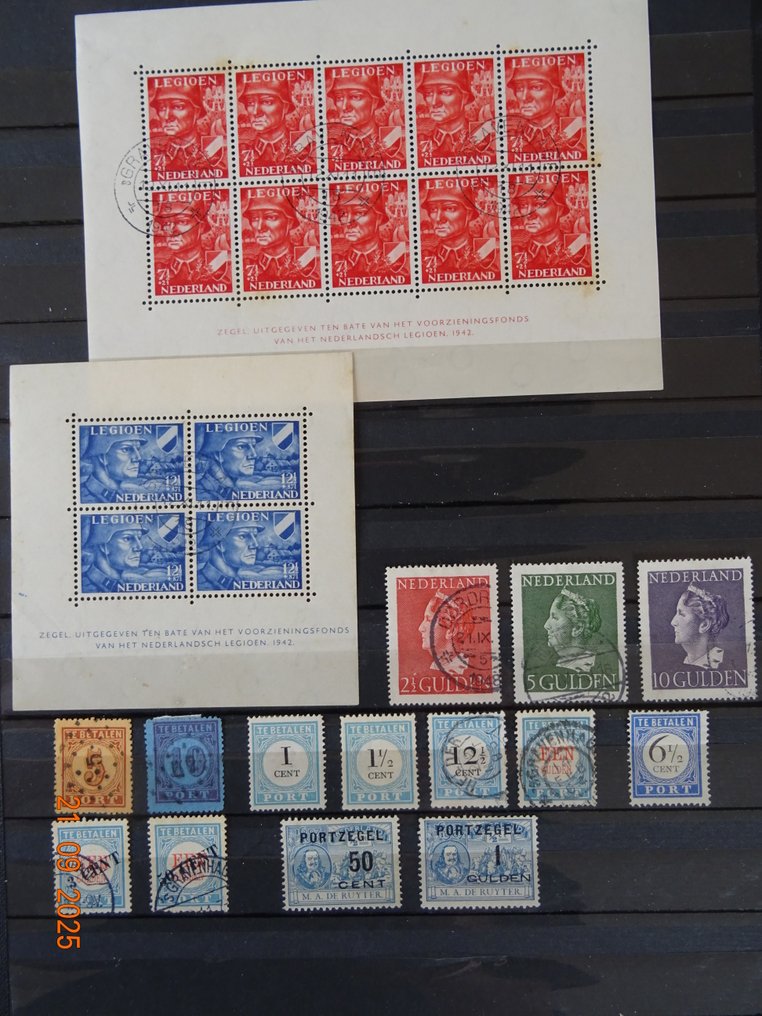 荷蘭 1852/1959 - 荷兰 1852 - 1959。几乎完整的邮票和邮资封收藏 #3.2