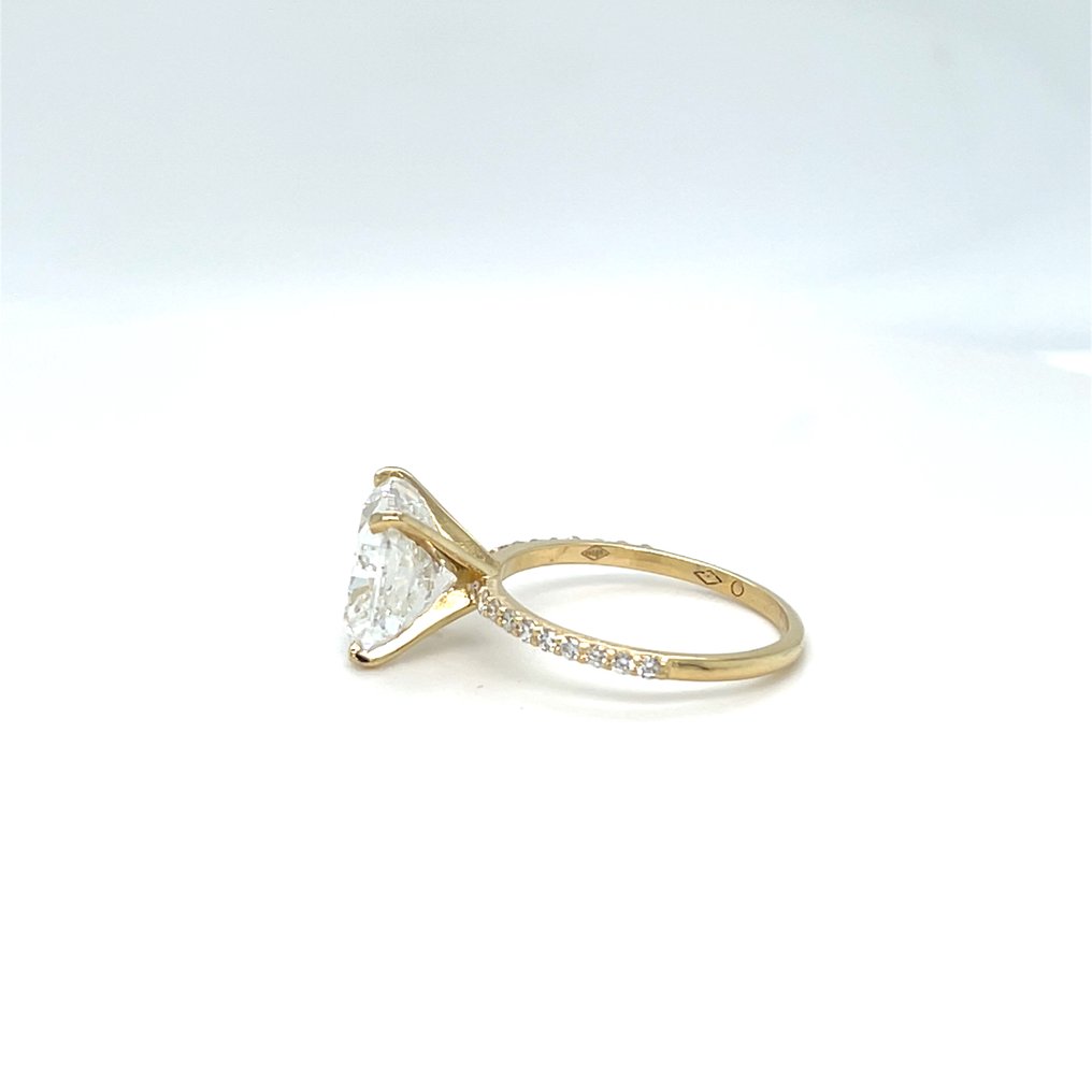 Nincs minimálár - Gyűrű - 14 kt. Sárga arany - 5.31ct. tw. Gyémánt (Laboratóriumban előállított) - Gyémánt #2.1