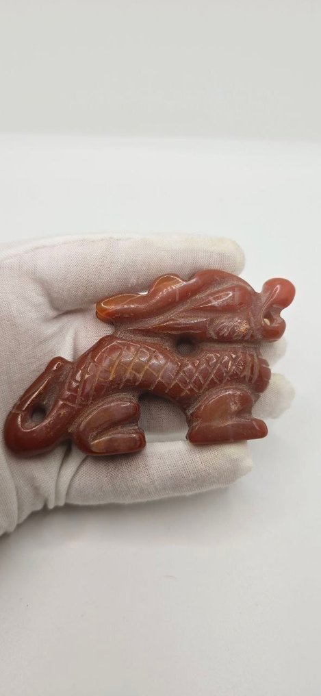 Hongshan-Drachenamulett - Zieht Geld und gutes Glück an - Amulett - Reichtum-Amulett #4.3