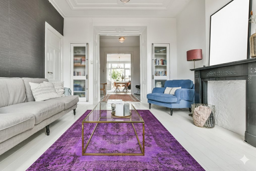 Μωβ vintage - Χαλί - 280 cm - 190 cm - με πιστοποιητικό #1.0