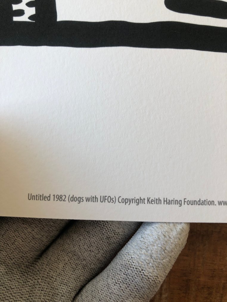 Keith Haring (after) - (1958-1990), Untitled, (Dogs with UFO’s), 1982, copyright Keith Haring Foundation, licensed bu #2.1