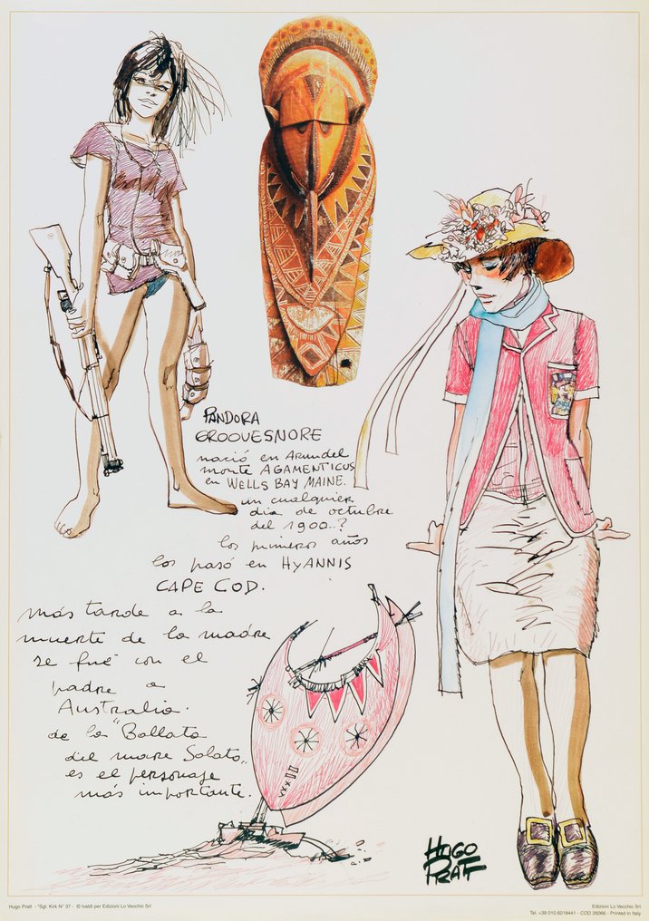 Pratt, Hugo - 8 Poster - Corto Maltese #3.2