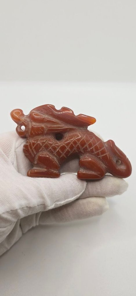 Hongshan-Drachenamulett - Zieht Geld und gutes Glück an - Amulett - Reichtum-Amulett #1.0