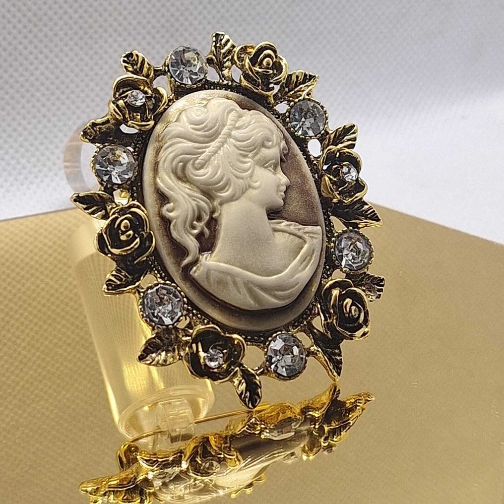 Sans prix de réserve - Broche Argento 925. - Cammeo vintage #1.0