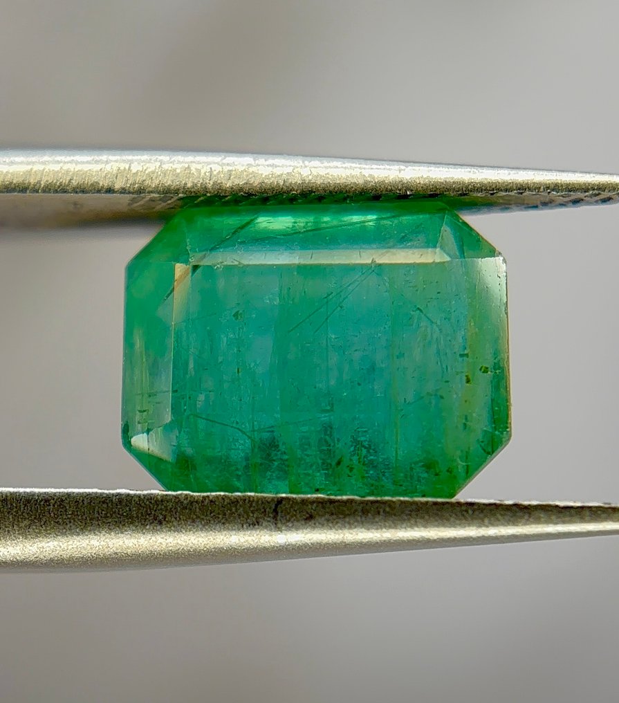 没有保留价 - 1 pcs 绿色 祖母绿 - 3.18 ct - 国际宝石研究院(IGI) - 天然的翡翠 #3.2