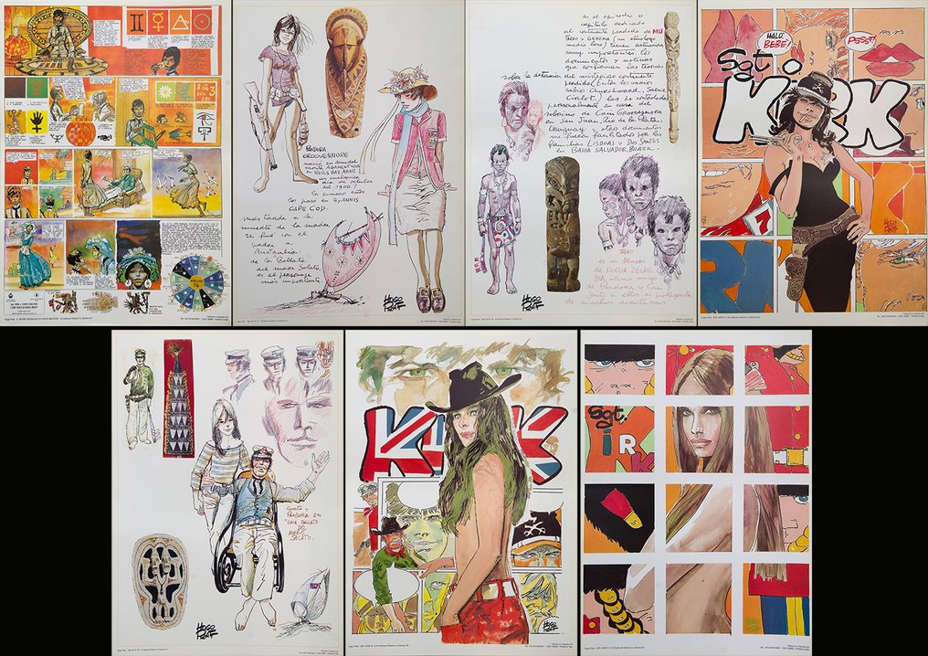 Pratt, Hugo - 8 Poster - Corto Maltese #1.0