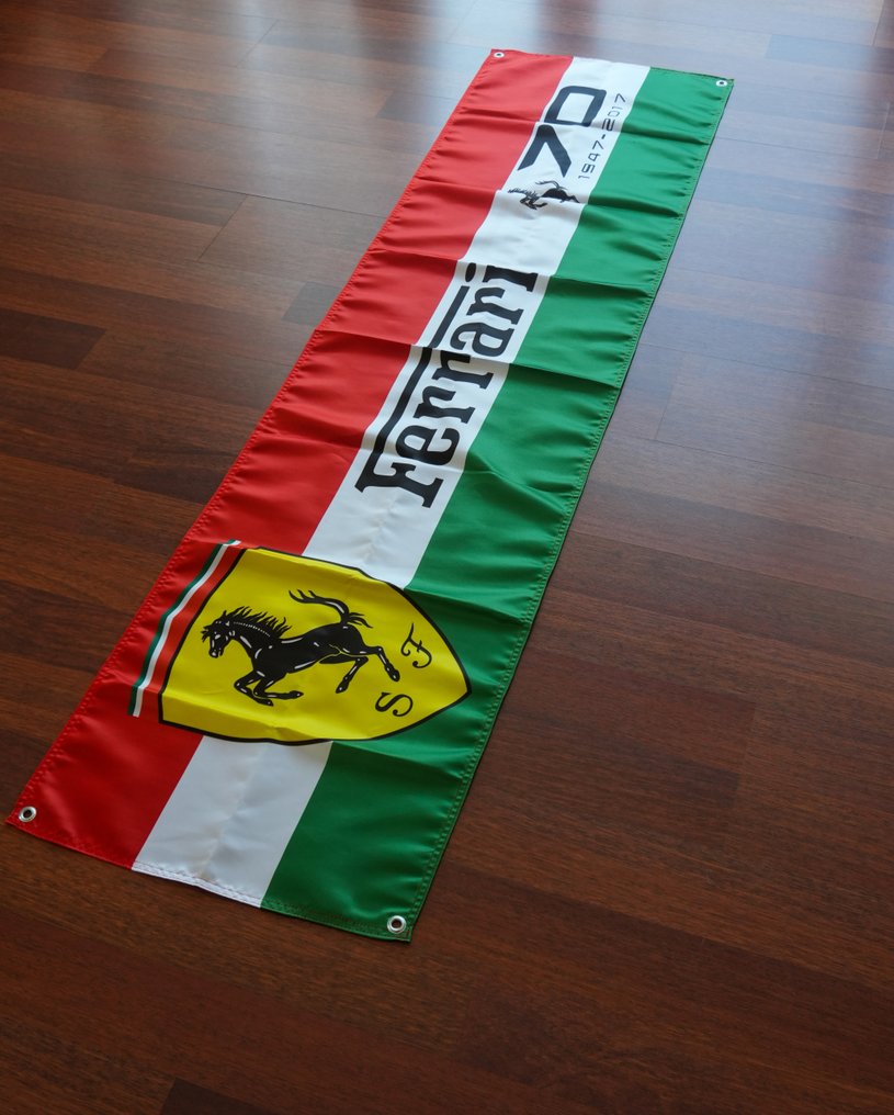 Flag - Ferrari - 70th Anniversary – Racing Banner - 180 × 45 cm #2.1