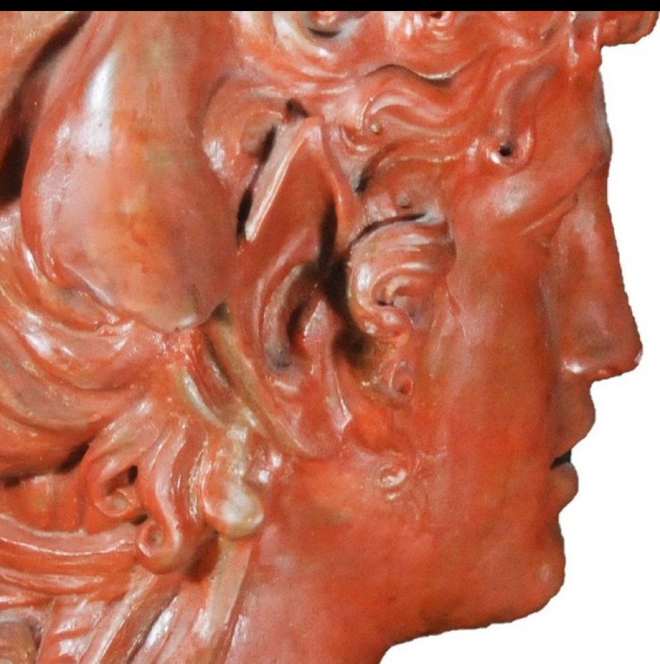 雕刻, Testa di’ Bucranio - 40 cm - 蠟 #2.1