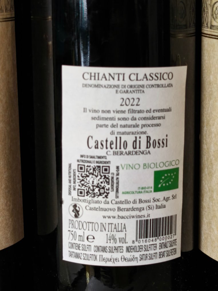 2022 Gallo Nero - Castello di Bossi - Chianti Classico DOCG - 12 Pullot (0.7 L) #4.3