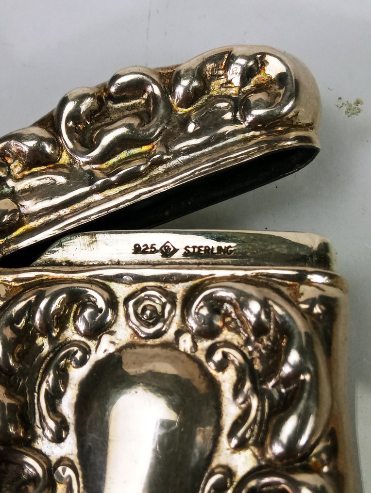 Portafiammiferi - .925 argento - Custodia in argento 925 #1.0