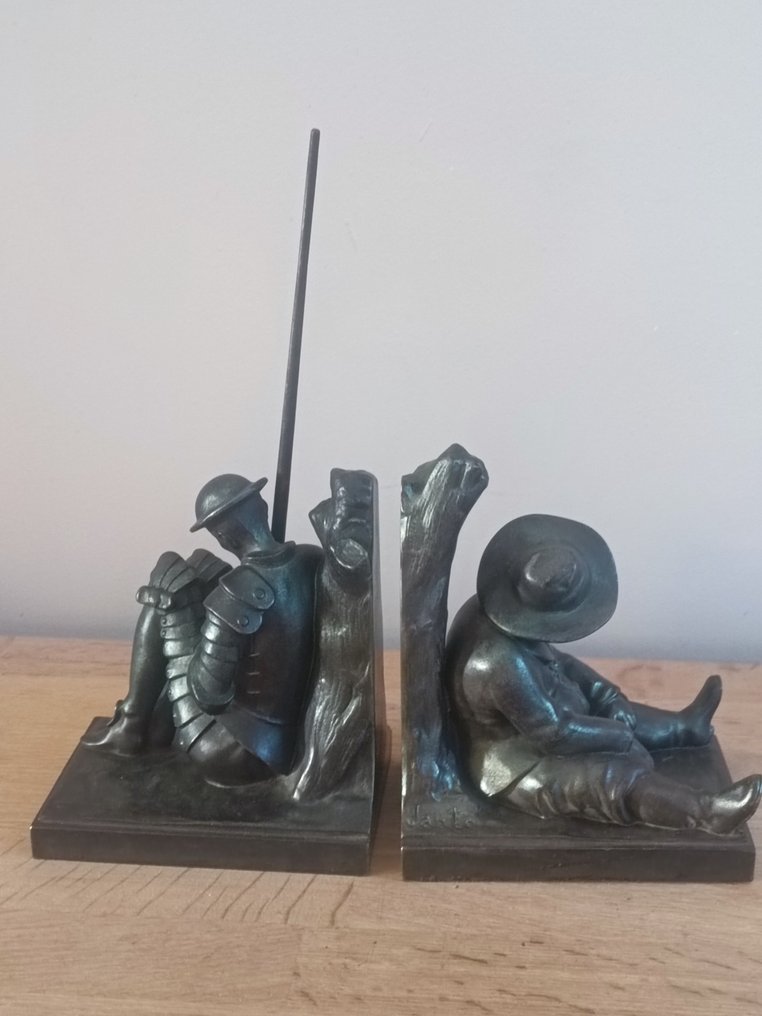 Max Le Verrier - Janle - Bookends (2) - Art fountain - Don Quixote and Sancho Panza #1.0