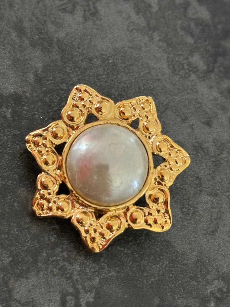 Chanel - Bañado en oro - Pendientes ascendentes #1.0