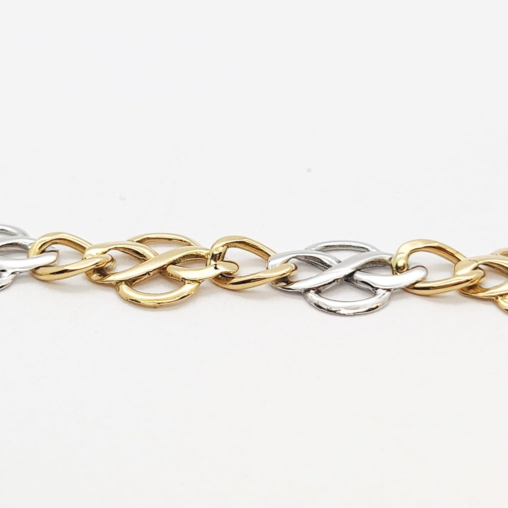 手鈪 - 18 克拉 黃金, 白金 #3.2