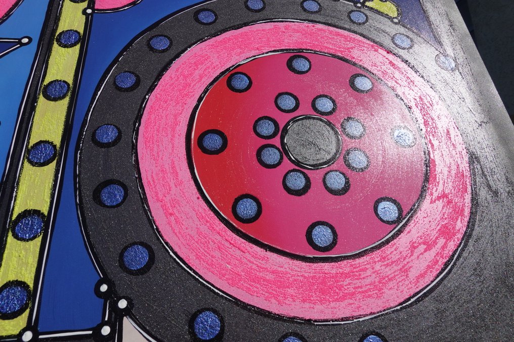 Ksavera - Cubism A1406 - abstract painting on XXL canvas #2.1