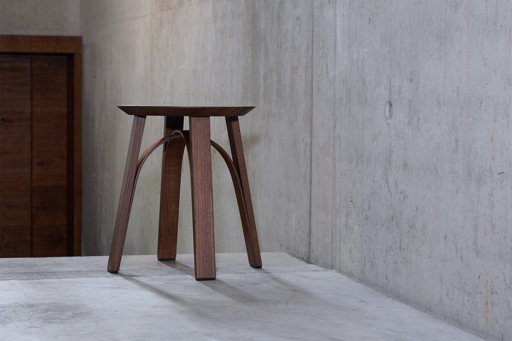 Johannes Hironimus - Stool - Oak, Smoked, Oiled #2.1