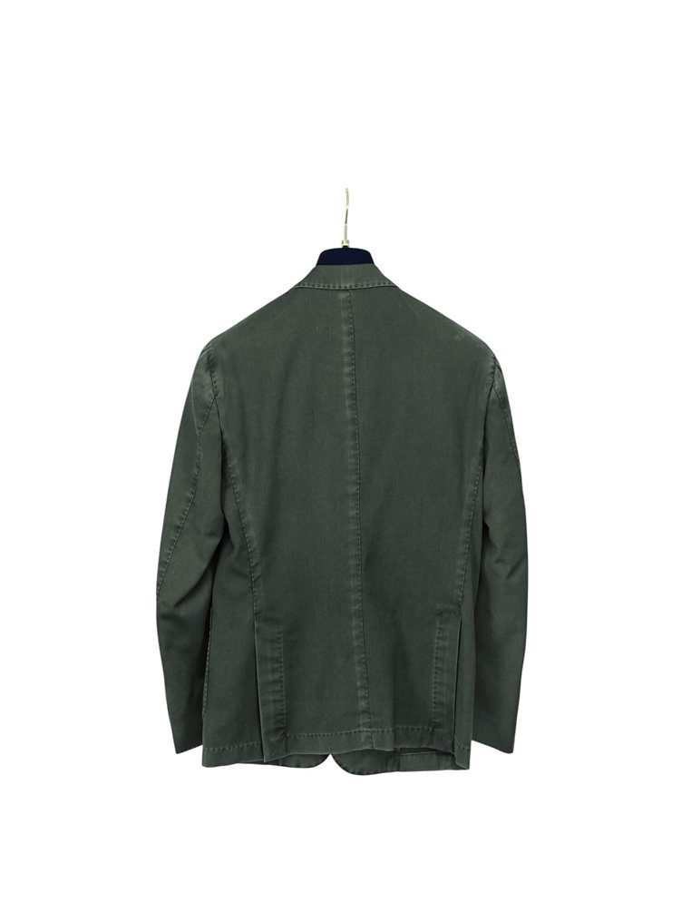 RRP 650€ SANTANIELLO Green Jacket Wool Handmade in Italy - 48 IT - Blazer - New with tags #2.1