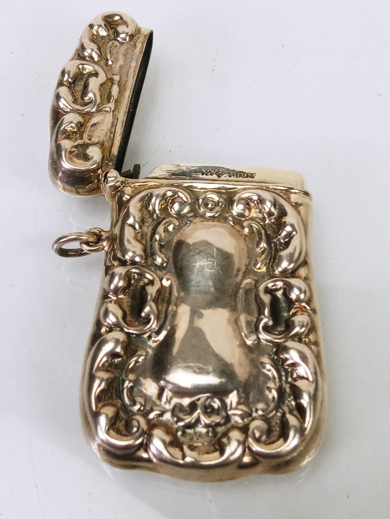 Portafiammiferi - .925 argento - Custodia in argento 925 #1.0