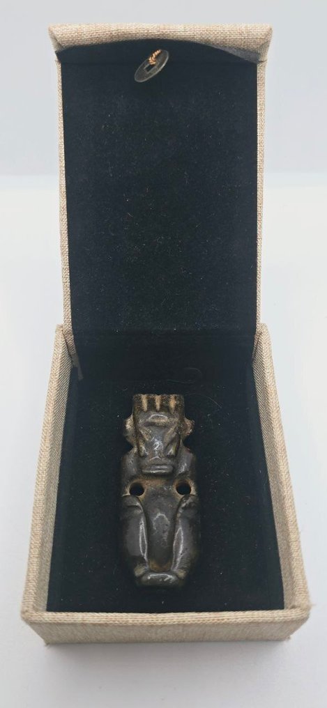 Magnificentes Amulett Großer Alien Hongshan Alienígena - Meteorit - Amulett - Amulett - Amuleto Hongshan #1.0