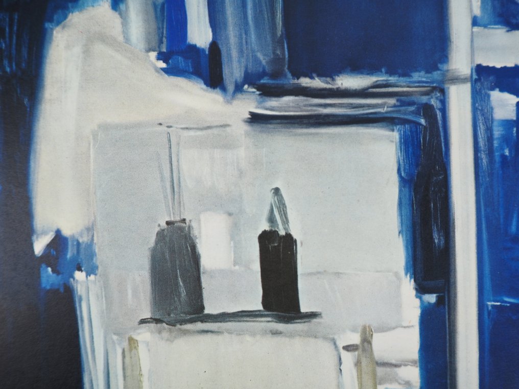 Nicolas de Staël (1914-1955) - Coin d'atelier, fond bleu #4.3