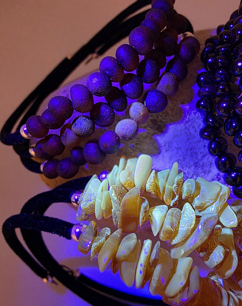 Εντυπωσιακά βραχιόλια από Βαλτική ΚΑΦΕ – Σετ τριών με ζεστό, γήινο λαμπερό φως. - Κεχριμπάρι  (χωρίς τιμή ασφαλείας) #4.3