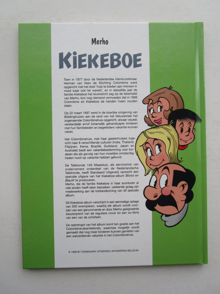 Kiekeboe - Blond en blauw - luxe HC met 2 prenten - 1 Album - 2000 #4.3