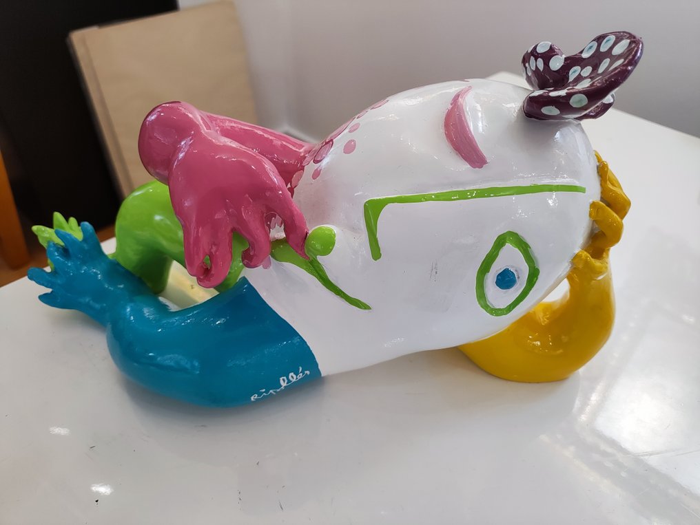 Juan García Ripollés (1932) - Mujer tumbada con lazo - 33cm #4.3