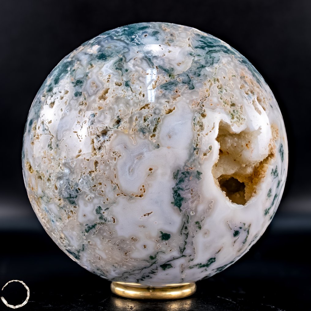 Μούσαχατ Κουγκέλ με Δρουζέ – Φυσική αρμονία στην κυκλική τελειότητα. Σφαίρα, Βραζιλία- 2430.42 g #1.0