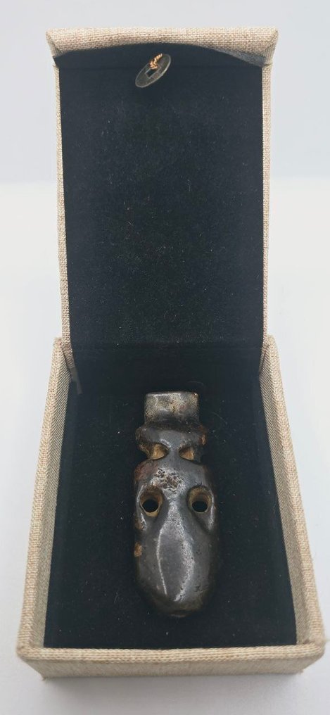 Magnificentes Amulett Großer Alien Hongshan Alienígena - Meteorit - Amulett - Amulett - Amuleto Hongshan #2.1