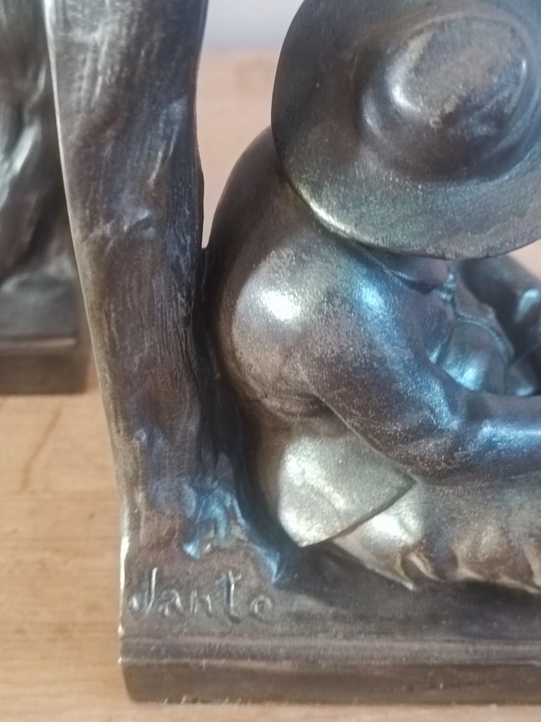 Max Le Verrier - Janle - Bookends (2) - Art fountain - Don Quixote and Sancho Panza #4.3