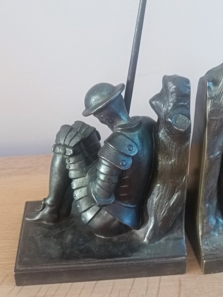 Max Le Verrier - Janle - Bookends (2) - Art fountain - Don Quixote and Sancho Panza #2.1