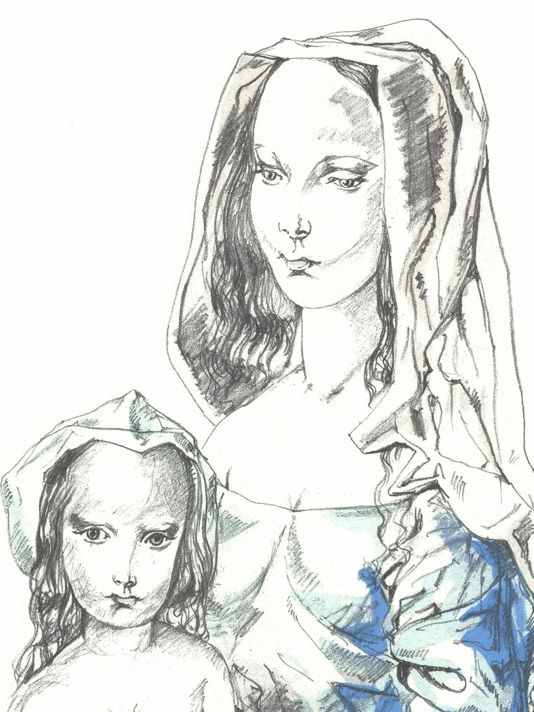 Léonard Foujita - Femme et enfant #4.3