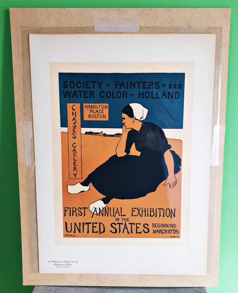 Charles Herbert Woodbury - Dutch Woman with Clogs #1.0