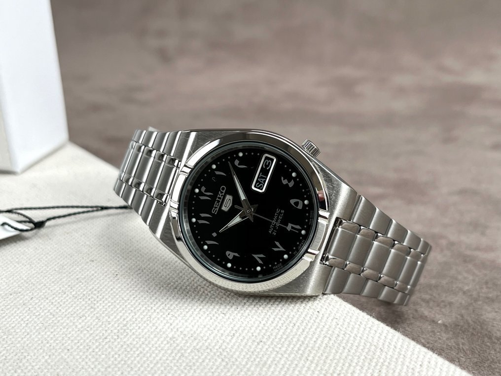 SEIKO 5 ARABIC - NEW, BOX, CARD - χωρίς τιμή ασφαλείας - S37 - Άνδρες - 2025 #4.3