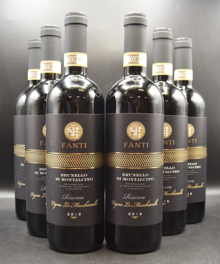 2015 Fanti, " Vigna Le Macchiarelle " - Μπρουνέλο ντι Μονταλσίνο DOCG, Riserva - 6 Bottles (0.75L) #1.0