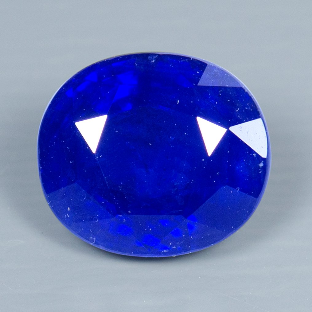 Zafír - 5.07 ct - Bellerophon Gemlab - RoyalBlue #1.0