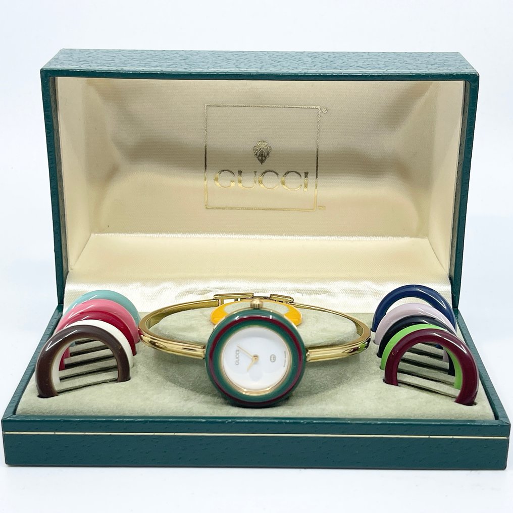 Gucci - Unique bezel bangle watch 12 Color - 11/12.2 - Női - 1980-1989 #1.0