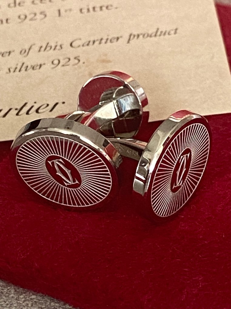 Cartier - Argint 925 - Butoni #1.0