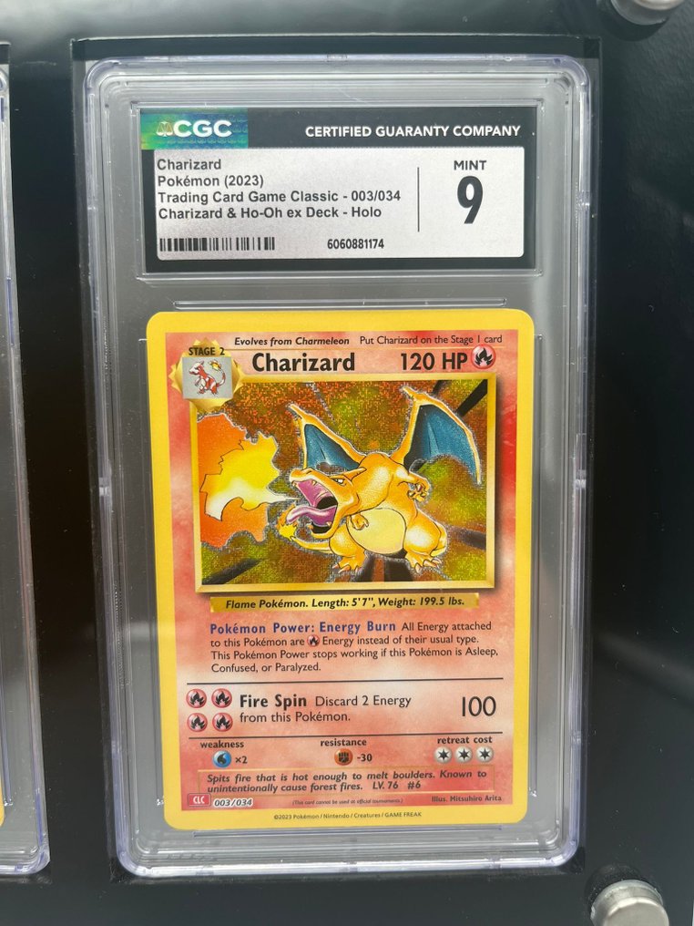 Pokémon - 3 Graded card - Charizard, Charmander, Charmeleon 閃卡 - CCC 9 - Sword & Shield #3.2
