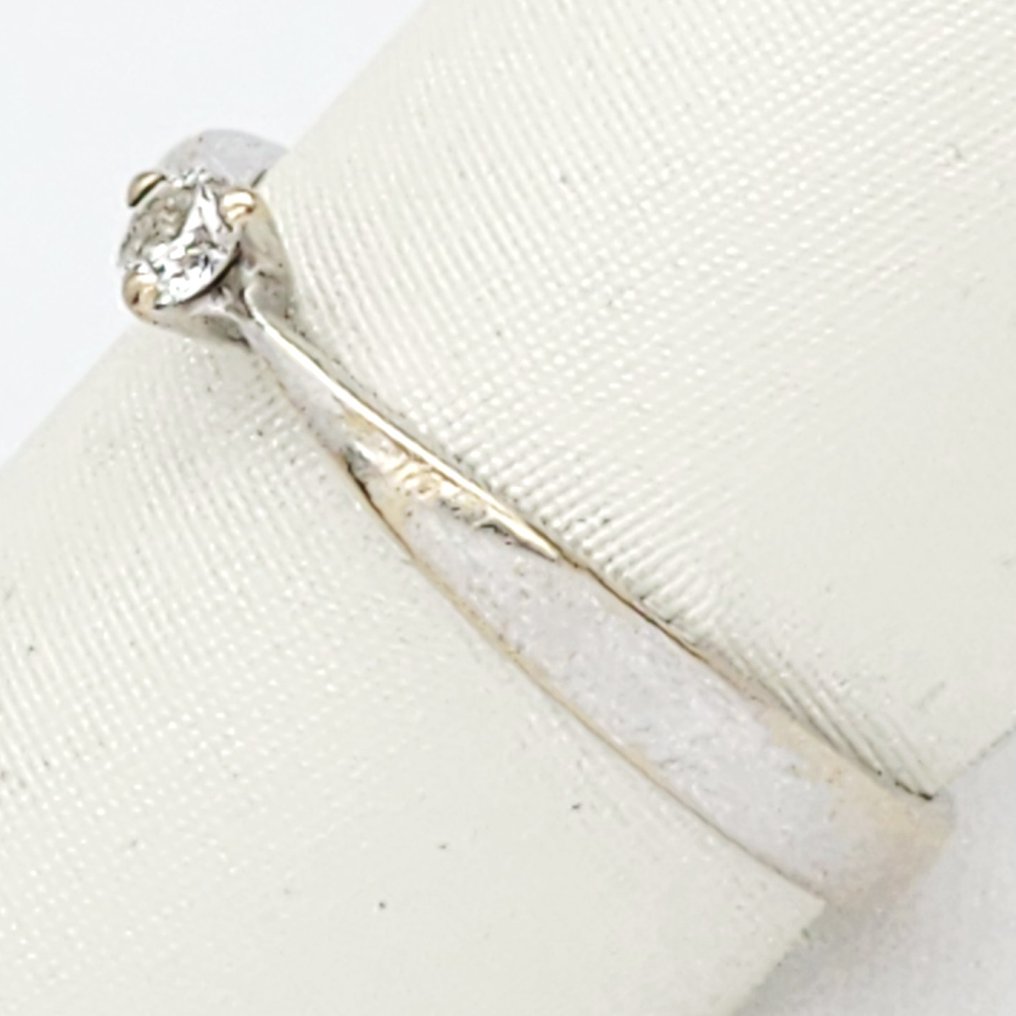 Sormus - 18 kt. Keltakulta - 0.06ct. tw. Timantti (Luonnollinen) #1.0