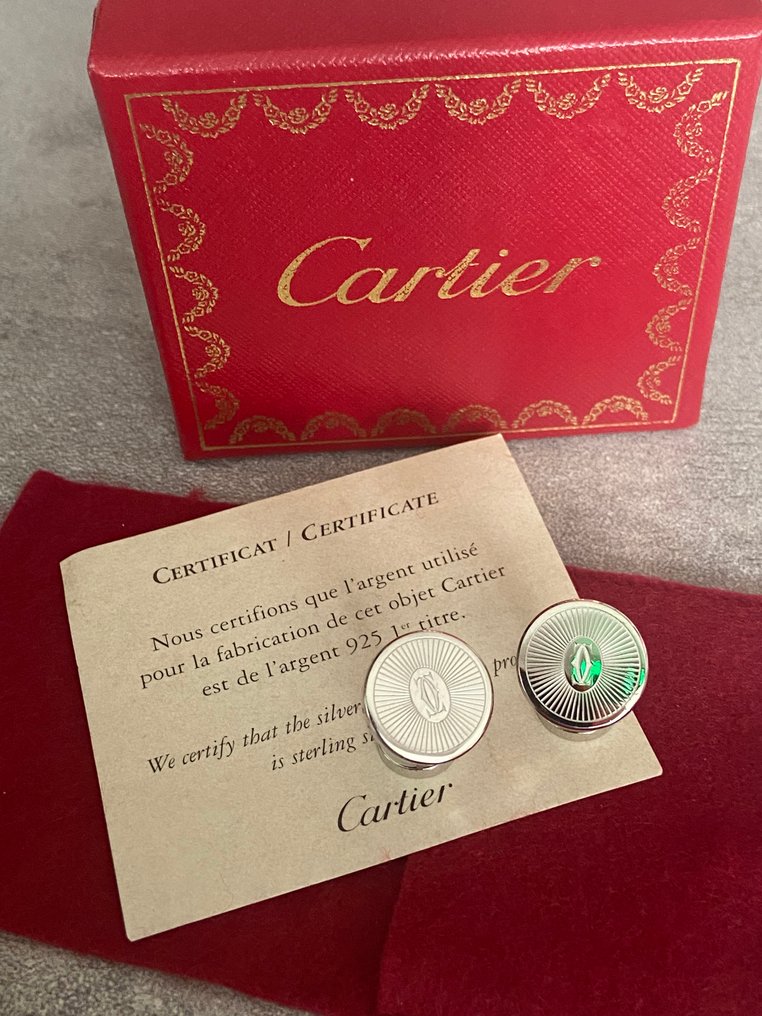 Cartier - Argint 925 - Butoni #3.2