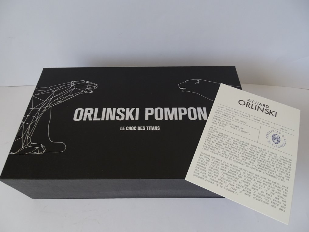 Richard Orlinski (1966) - Le choc des titans François Pompon bear #1.0