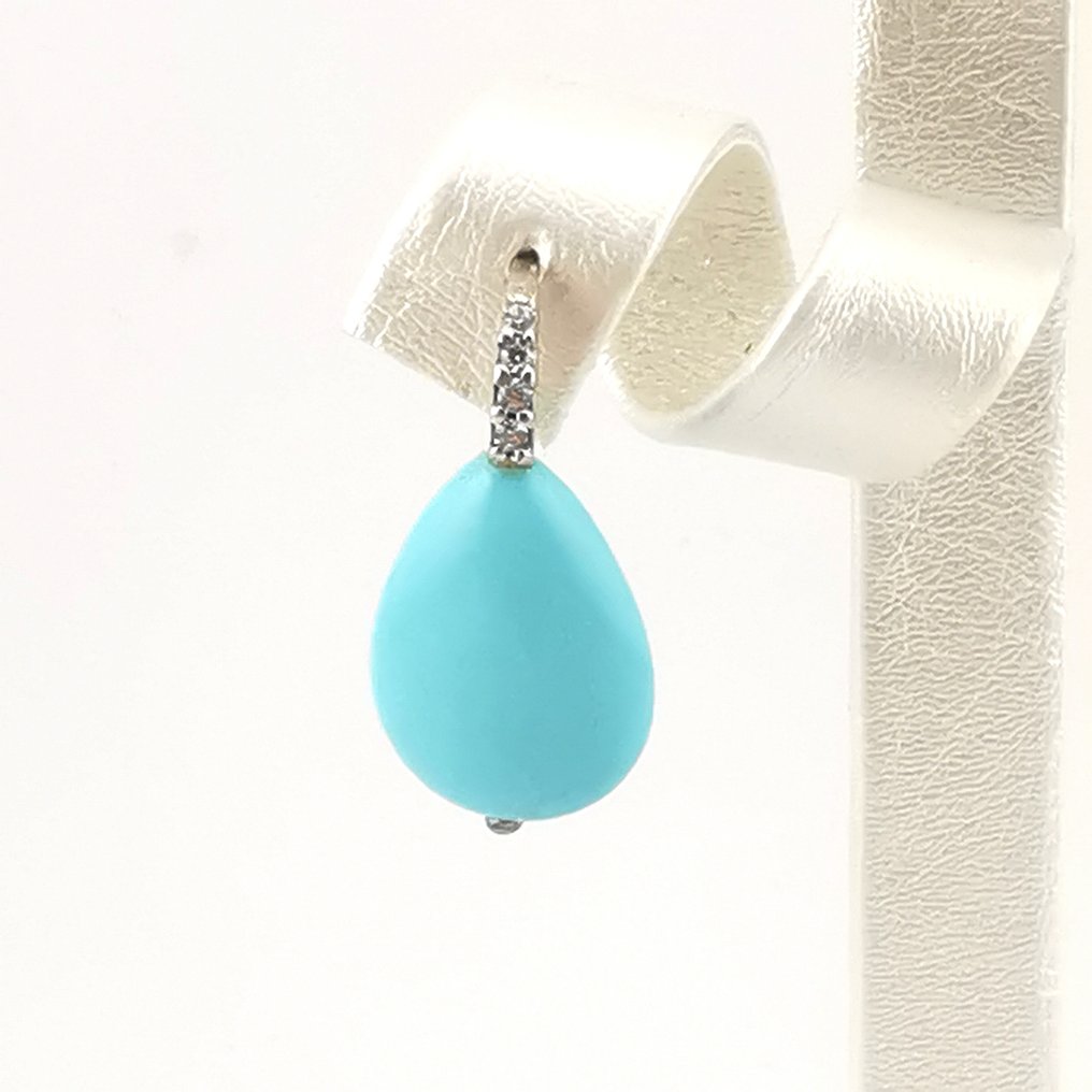 Turquoise - Argento 925 - Earrings - Grape cluster earrings #2.1