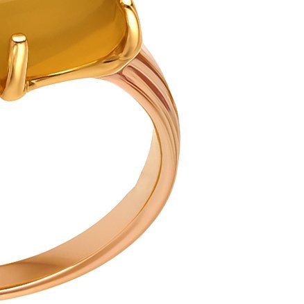 戒指 - 18K包金 黄金 - 8.12ct. tw. 黄宝石 - 钻石 #1.0