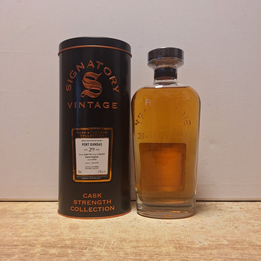 Port Dundas 1995 29 years old Cask Strength Collection - Bourbon Hogshead no. 64936 - Signatory Vintage  - b. 2025  - 700ml #1.0